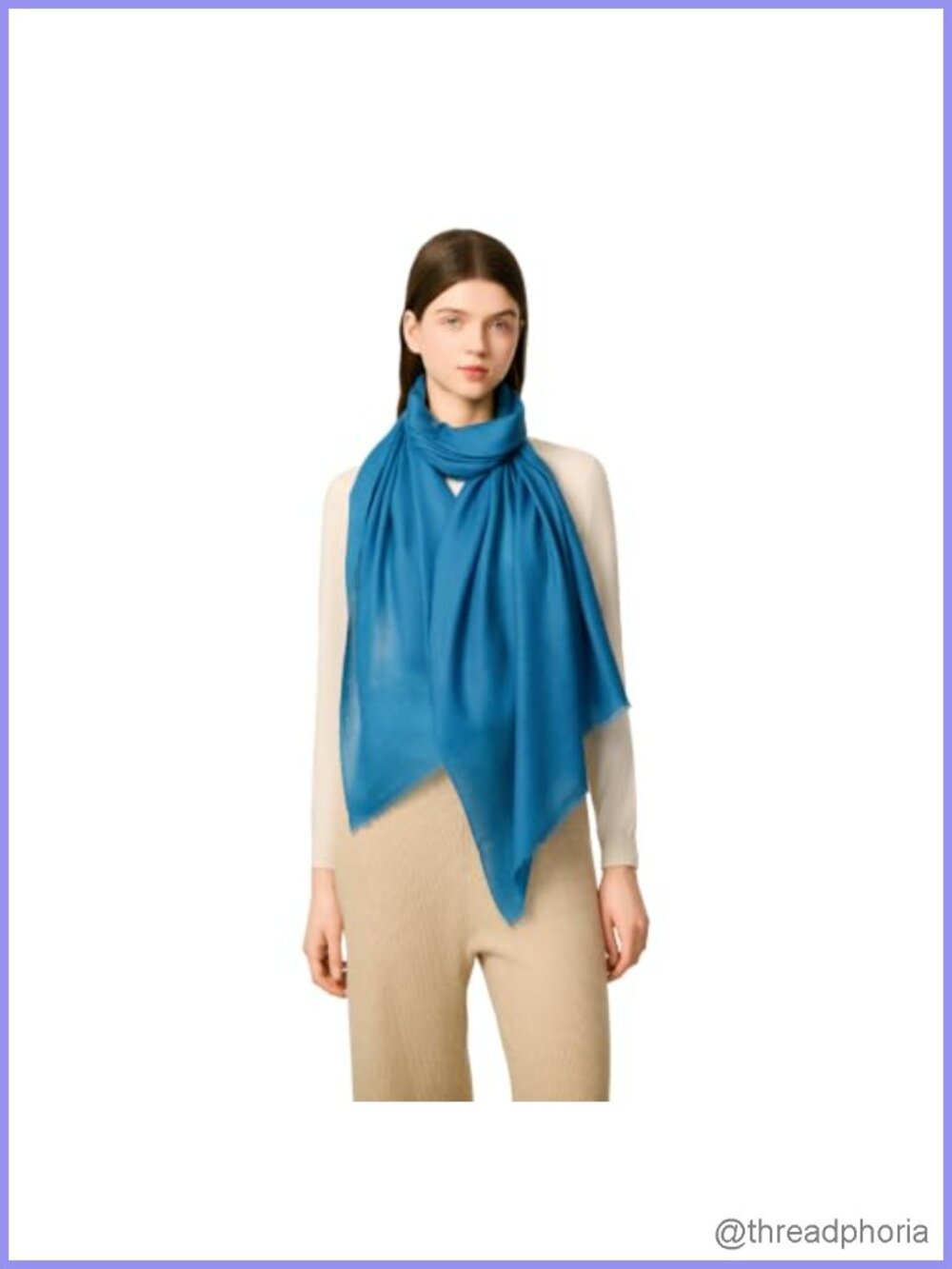 Luxury 100% Cashmere Shawl Wrap, Extra Large Sheer Scarf for Women